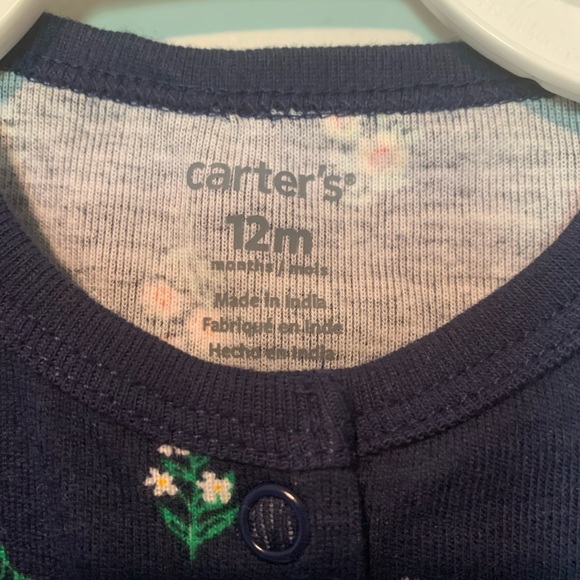 NWT Carter’s Baby Girl Romper Sz 12 M - Picture 3 of 4